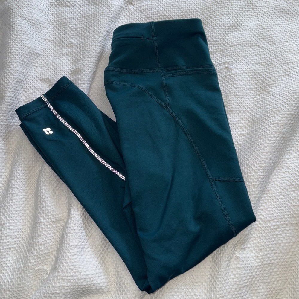 Women's Teal Leggings NWT sz 8